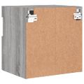 vidaXL TV nástenné skrinky s LED svetlami 2 ks sivé sonoma 40x30x40 cm