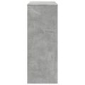 vidaXL Barový stôl s policami betónový 90x40x103,5 cm kompozitné drevo