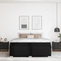 vidaXL Rám postele Čierna 180 x 200 cm látka