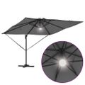 vidaXL Roma Parasol Antracit 286 x 284 x 270 cm Hliník a polyester