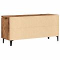 vidaXL TV skrinka lesklá staré drevo 102x35x50 cm spracované drevo