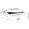 vidaXL Rozkladacia denná posteľ s matracmi modrá 80x200 cm zamat