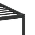 vidaXL Posteľný rám bez matraca hnedý dub 80x200 cm kompozitné drevo