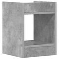 vidaXL Stojan na rastliny Betónovo sivá 30 x 30 x 40 cm