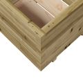 vidaXL Záhradný kvetináč 60x60x49,5 cm impregnovaná borovica