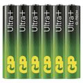 Alkalická batéria GP Ultra Plus LR03 (AAA), 6 ks