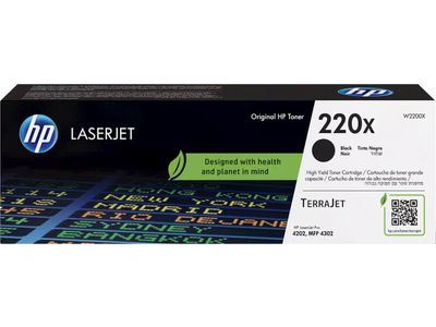 HP W2200X, čierny toner. kazeta HP LaserJet 220X