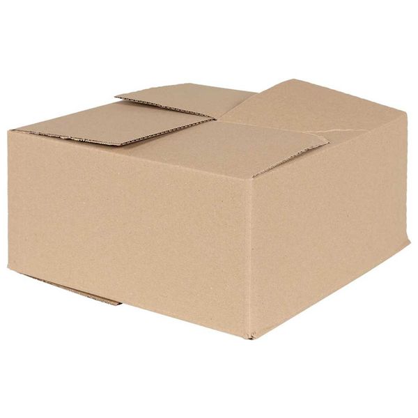 vidaXL Skladací box s úložiskom 50 pcs Prírodná 30 x 30 x 15 cm Kartón