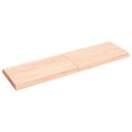 vidaXL Stolová doska 140x40x(2-6) cm neošetrený masív živé hrany
