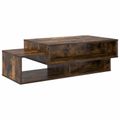 vidaXL Konferenčný stolík Dymová dub 105 x 50 x 32,5 cm