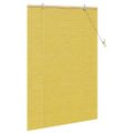 vidaXL Roleta Žltá 120 x 160 cm Bambus