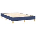 vidaXL Boxspring posteľ s matracom modrá 120x200 cm látka