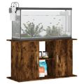 vidaXL Stojan na akvárium dymový dub 101x41x58 cm kompozitné drevo