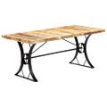 vidaXL Jedálenský stôl 180x90x76 cm masívne mangovníkové drevo