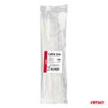 Sťahovacie pásky biele 4,8 × 350 mm 100 ks AMiO-04312