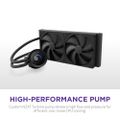 NZXT vodní chladič Kraken 240 / 2x120mm fan / 4-pin PWM / LCD disp. / 6 let Vodní chladic, pro CPU, pro Intel i AMD, LCD displej, 2× 120mm ventilátor, socket 1851, 1700, 1200, 115x, AM5, AM4, 4pin PWM, 6 l