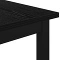 vidaXL lavička Čierny dub 160 x 35 x 45 cm Kompozitné drevo