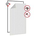 vidaXL Magnetická okenná sieťka proti hmyzu biela 80x140 cm