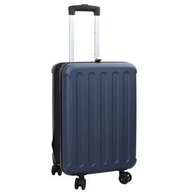 vidaXL Kufor so zámkom Tmavo modrá 34 x 23 x 55.5 cm ABS plast