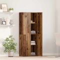 vidaXL Kancelársky kabinet Staré drevo 60 x 32 x 152,5 cm