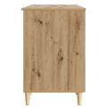 vidaXL Stôl Dub artisan Kompozitné drevo 142,5 x 50 x 75 cm