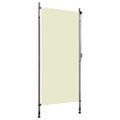 vidaXL Vonkajšia zatemňovacia roleta krémová 100x270 cm