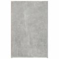 vidaXL Stôl betónovosivý 100x49x75 cm spracované drevo