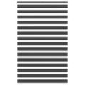 vidaXL Zebra roleta čierna 145x200 cm šírka látky 140,9cm polyester