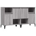 vidaXL Komody 2 ks sivý dub sonoma 60x35x70 cm kompozitné drevo
