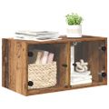 vidaXL Nástenná skrinka 68 x 37 x 35 cm Kompozitné drevo Staré drevo