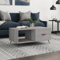 vidaXL Konferenčný stolík sivý sonoma 90x50x40cm kompozitné drevo