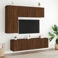 vidaXL TV skrinky nástenné 2 ks hnedý dub 60x30x41 cm