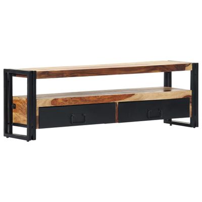 vidaXL TV stolík zo akáciaového dreva 120x30x40 cm