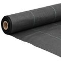 vidaXL Membrána proti burine čierna 1,5x50 m PP