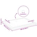 vidaXL Sprchová základná vanička s bodkami 100 x 80 x 4 cm ABS Čierna