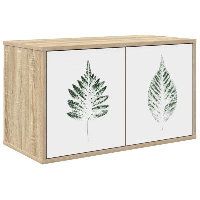 vidaXL Nástenný TV kabinet HANAU 69 x 33 x 40 cm Dub sonoma