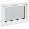 vidaXL Otočné a sklopné okno do suterénu RISOR 90 x 60 cm PVC a sklo