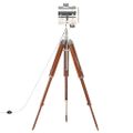 vidaXL Lampa na statíve, mangový masív 165 cm