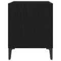 vidaXL Skrinka na gramofónové platne Čierny dub 84,5 x 38 x 48 cm