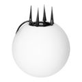 Vonkajšia lampa guľa LUNA II Adviti AD-OP-6586WE27ZM E27, max. 18 W, IP65, pr. 280, biela Venkovní lampa koule LUNA II Adviti AD-OP-6586WE27ZM E27, max. 18 W, IP65, pr. 280, bílá