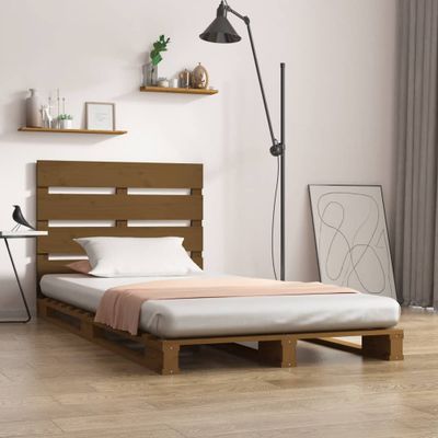 vidaXL Posteľný rám medový 75x190 cm borovicový masív malé jednolôžko