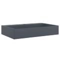 vidaXL Umývadlo minerálny/mramorový odliatok 60x38x11cm antracitové