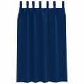 vidaXL Záclony na zatemnenie s krúžkami 2 ks Tmavomodrá 175 x 140 cm