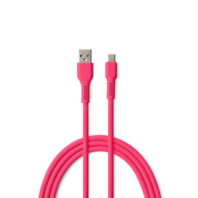 COLORUM kábel USB-A - USB-C 1,8m 3A CK60-AC-02 xMagenta