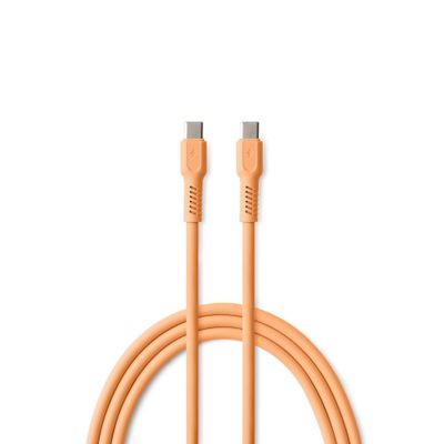 Kábel COLORUM USB-C - USB-C 1,8 m, 3A, CK60-CC-14 x Peach Fuzz