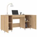 vidaXL Stôl dub somoma 140x50x75 cm kompozitné drevo