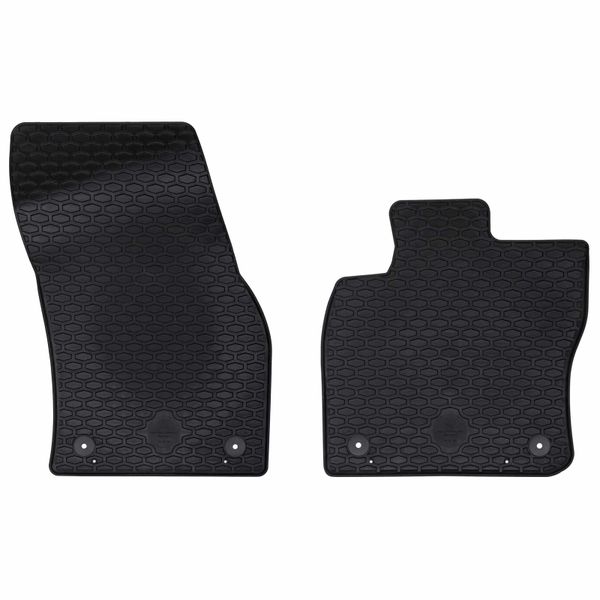 vidaXL Autokoberec 2 pcs Čierna vhodné pre VW CADDY 2020- Guma