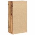 vidaXL Knižnica staré drevo 40x24x77 cm kompozitné drevo