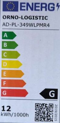 LED svietidlo s PIR ORNO ZONDA AD-PL-349WLPMR4, 12W, 800lm, 4000K, IP20 LED svítidlo s PIR ORNO ZONDA AD-PL-349WLPMR4, 12W, 800lm, 4000K, IP20