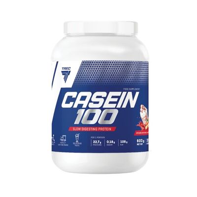 Trec Casein 100 600g so smotanovo-vanilkovou príchuťou